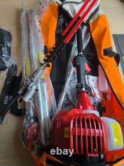 BU-KO 52cc Long Reach Multi Functional Garden Tool Strimmer, Hedge Cutter