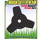 Brush Cutter Blade Strimmer Metal Disc 254mm 25.4mm Bore Petrol 3 Tooth 10