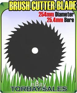 Brush Cutter Blade Strimmer Metal Disc 254mm 25.4mm Bore Petrol 40 Tooth 10