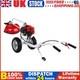 Brush Cutter Heavy Duty Weed Wacker Aluminium Red Gearzaar 2200w 52cc Ukca