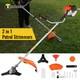 Conentool 2 In1 Petrol Grass Trimmer Brushcutter 52cc Garden Grass Line Strimmer