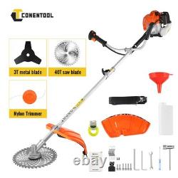CONENTOOL 52CC 3in1 Hedge Trimmer Multi Tool Petrol Strimmer Brush Cutter Garden