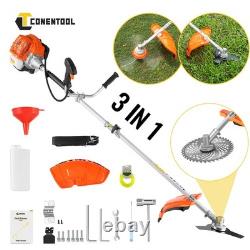 CONENTOOL 52cc 2-Stroke Petrol Strimmer 3in1 Brush Cutter Grass Trimmer 11000RPM