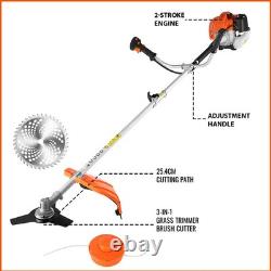 CONENTOOL 52cc 3 in 1 Petrol Brush 2 Stroke Adjustable Cutter Garden Patio Home
