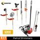 Conentool 52cc 5in1 Petrol Brushcutter Grass Strimmer Chainsaw Hedge Trimmer Uk
