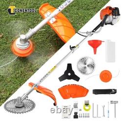 CONENTOOL 52cc Petrol Brush Cutter Strimmer 3 in 1 Heavy Duty for Weeds Brambles