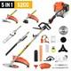 Conentool 52cc Petrol Multi Function 5 In 1 Garden Tool Brush Cutter Strimmer