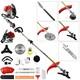 Conentool 5-in-1 Petrol Strimmer 52cc Hedge Trimmer Chainsaw 2-stroke Ws-52-5b