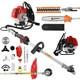 Conentool Multi Function Garden Tool 5in1 Petrol Strimmer Brush Cutter Chainsaw
