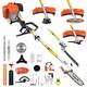 Conentool Multi Function Garden Tool 5in1 Petrol Strimmer Brush Cutter Chainsaw