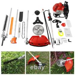 CONENTOOL Multi Function Garden Tool 5in1 Petrol Strimmer Brush Cutter Chainsaw