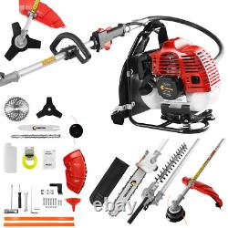 CONENTOOL Petrol Garden Multi Tool 52cc Chainsaw Strimmer Hedge Trimmer Backpack