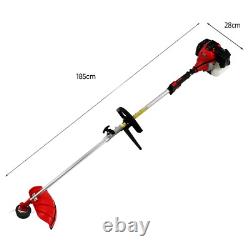 Cordless Hedge Trimmer Long Reach 5 in 1 Multi Tool Petrol Cutter 52cc 1.6KW