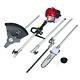 Crytec 52cc Petrol Multi Function 5 In 1 Garden Tool Brush Cutter Strimmer Saw