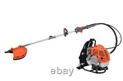ESkde 52cc Petrol Backpack Multi Tool 5in1 Strimmer Brush Cutter Hedge Chainsaw