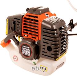 ESkde 52cc Petrol Garden Brush Cutter Strimmer Line Trimmer Kit 2 Stroke Petrol