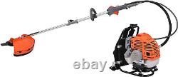 ESkde 5 in 1 Back Pack Petrol Garden Multi Tool System with Brushcutter/Strimme