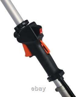 Efficient Gas Powered Backpack Brush Cutter with Padded Shoulder Straps