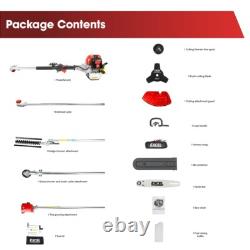 Excel 52cc Petrol 5 in 1 Garden Multi Tool 3 in 1 Leaf Blower Wheelbarrow