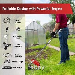 Excel 52cc Petrol 5 in 1 Multi Tool Pole Saw Brush Cutter Engine Oil & Fuel Can