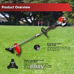 Excel 52cc Petrol 5 in 1 Multi Tool Pole Saw Brush Cutter Engine Oil & Fuel Can