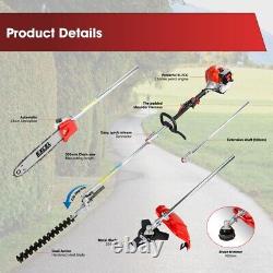 Excel Multi Function Garden Tool 5in1 Petrol Trimmer Brush Cutter Pole Saw Shaft
