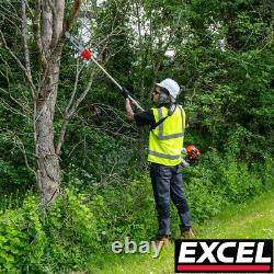 Excel Multi Function Garden Tool 5in1 Petrol Trimmer Brush Cutter Pole Saw Shaft