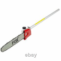 FOX 4 in 1 Garden Multi Tool Hedge Cutter Chainsaw Grass Trimmer & Brush Cutter