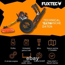 FUXTEC FX-FSR162 petrol brush cutter on wheels