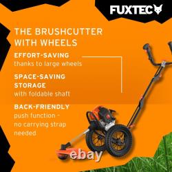 FUXTEC FX-FSR162 petrol brush cutter on wheels