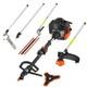 Fuxtec Petrol Multitool Hedge Trimmer, Brush Cutter, Adj. Chainsaw, 1m Ext