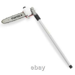 FUXTEC Petrol Multitool hedge trimmer, brush cutter, adj. Chainsaw, 1m ext