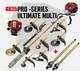 Gx35 10 In 1 Line Gas Weed Wacker Yard Tool Brush Cutter String Trimmer+2 Poles