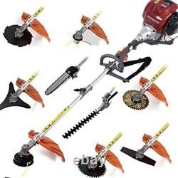 GX35 10 in 1 trimmer 4 stroke gas weed eater Brush Cutter Pruner lawn mower tool