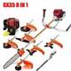 Gx35 8 In 1 String Saw Lawn Weed Eater Trimmer Cortadora De Césped Gasolina