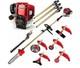 Gx35 Brush Cutter Lawn Mower Hedge Trimmer Pole Saw 4 Strokes String Strimmer