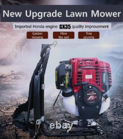 GX35 backpack 5 IN 1 gasoline saw weed wacker 4 strokes brush cutter lawnmower