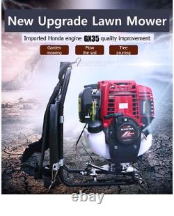 GX35 backpack gas brush cutter weed wacker 4 stroke string trimmer grass cutting
