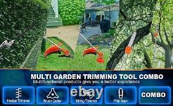 GX35 petrol 10 in 1 Brush cutter 4 strokes telescopic hedge trimmer string blade