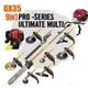 Gx35 Pole Saw 9 In 1 Brush Cutter 4 Strokes Weed Eater Edger Pruning Saw Shear