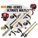Gx35 Pole Saw Brush Cutter 4 Strokes Weed Eater Edger Pruning Saw Shear +2 Poles