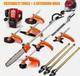 Gx35 Weed Wacker 4 Strokes 8 In 1 Gas Weed Eater Brush Cutter Grass Eater+3 Rods