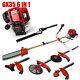 Gx35 Weed Wacker Gas Powered 6 In 1 Lawn Mower Grass Trimmer Weed Eater Machine