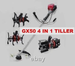 GX50 3 in 1 trimmer 4 stroke brush cutter cultivator tiller rototiller