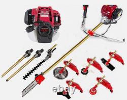 GX50 4-Strokes 7 in 1 +2 extension rods gasoline Brush Cutter Grass Trimmer