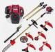 Gx50 4-strokes 7 In 1 Brush Cutter Grass Trimmer + 2 Extension Poles