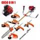 Gx50 4 Strokes 8 In 1 Brush Cutter Gas Trimmer/edger Strimmer Lawnmower Eater