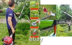 GX50 9 in 1 grass lawn trimmer 4 strokes brush cutter pole saw weed wood cutting