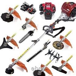GX50 grass brush cutter 4 strokes hedge trimmer petrol weed eater + 2 rototiller