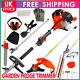 Garden Hedge Trimmer 5 In 1 Petrol Strimmer Chainsaw Brushcutter Multi Tool 52cc